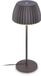 B.K.Licht BRILONER Luca LED Nachtlamp tafellamp met touchbediening dimbaar 2.700 K warm wit licht antraciet Ø14,3 x 36 cm