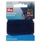 Prym 971237 elastisch koord 2,5 mm marine, 60% ED 40% PES, Ø