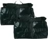 Progarden Tuinafvalzak - 2x - opvouwbaar - vierkant - groen - 150 liter