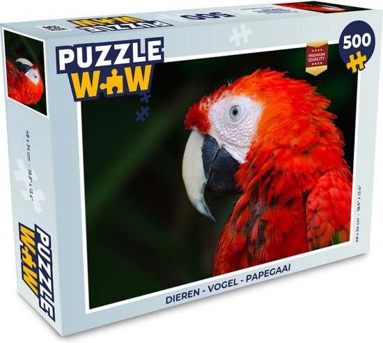 MuchoWow Puzzel Dieren - Vogel - Papegaai - Legpuzzel - Puzzel 500 stukjes