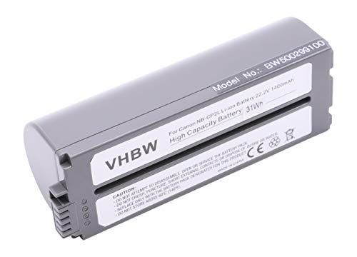 VHBW Accu compatibel met Canon Selphy CP-900, CP-910 printer (1400 mAh, 22,2 V, Li-Ion)