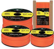 Merkloos Sterk Oranje Paracord Touw 2mm 15 meter 100% Nylon Type I voor Knutselen en Outdoor