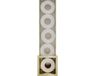 Hotbath &More Porte-rouleaux de papier toilette encastrable pour 6 rouleaux - 74 x 209 x 14 cm - V03