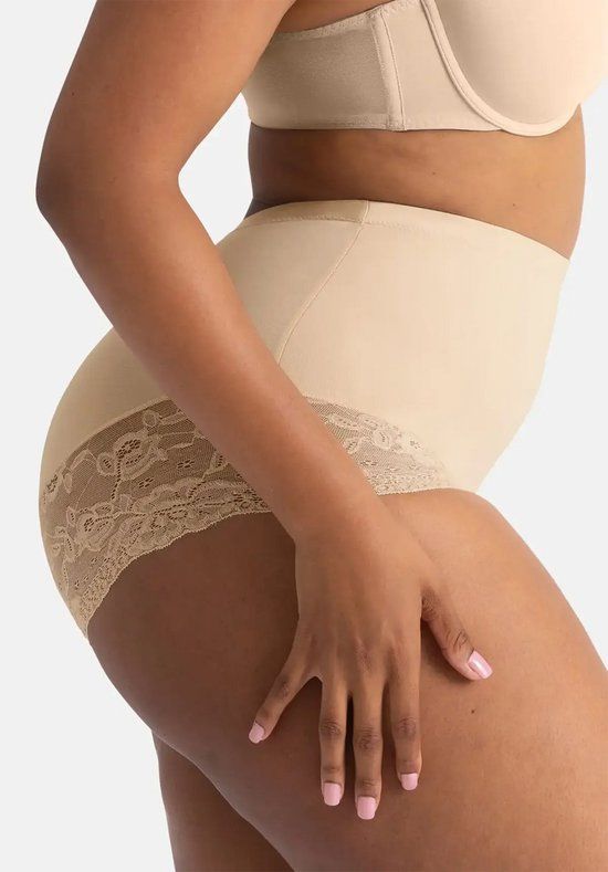 Dorina Brigitte ECO corrigerend ondergoed taille slip - Zwart / XXL