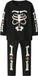 NAME IT NMNOWINA NIGHT SET Unisex Pyjamas Lange mouw Logo Biologisch katoen Elastaan Zwart 98