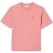 Lacoste Dames T-shirt rood, Effen