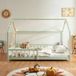 en.casa Kinderbed Hesel huisbed met uitvalbeveiliging 120x200 cm mint