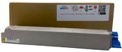 OKI Cartouche de toner recyclée pour OKI MC873/MC883, jaune, adaptée pour 10 000 pages