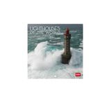Legami Wandkalender 2027, Lighthouses, kleine wandkalender, 12 maanden en jaarplanner in 6 talen, ruimte voor notities, sterrenbeelden, internationale feestdagen, 18 x 18 cm