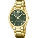 Festina Dameshorloge F20640/4 Goudkleurig Groene Wijzerplaat Staal