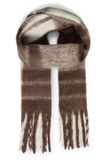ICHI IANORA SC Dames Sjaals Polyester Chicory Coffee