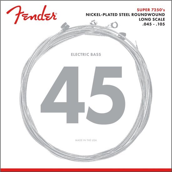 Fender 7250M Super 7250s NPS snarenset medium