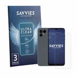 Savvies Screenprotector voor Fairphone 4 (Voor+Camera) - Folie Beschermfolie transparant 6 Stuks