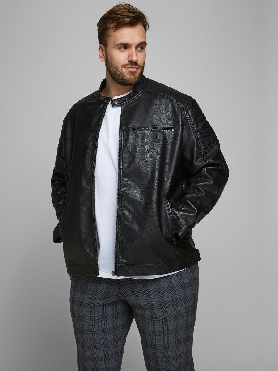 Jack & Jones JJEROCKY Jacket - Black - Size EU5XL US3XL