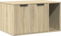 vidaXL Meuble de litière pour chat Sonoma chêne 80x50x45 cm