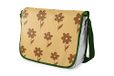 Bonamaison Digitaal bedrukte Messenger schooltas met kaki riem voor studenten, crossbody tas, koerierstas, schoudertas voor kinderen, meisjes, jongens, maat: 29x36 cm