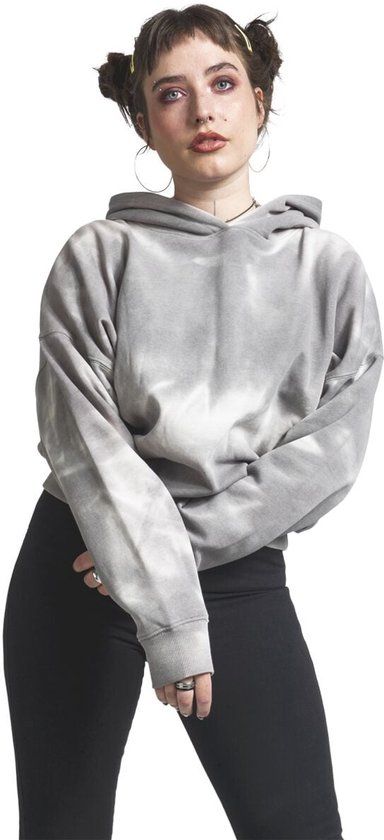 R.E.D. by EMP R.E.D. Rock-Engineered Design Grijze basic hoodie - Dames - L