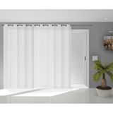 Soleil d'Ocre Venemie Voilage, Zeil, Polyester, Wit, 280 x 250 cm