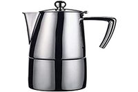 Ilsa 0091S020IE espressomachine satijn, inductie, 2 kopjes, afdichtingen, staal.