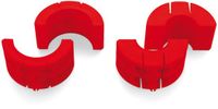ROTHENBERGER Spannbekkenset voor ROCUT 110, 75mm, 2 halve schalen - 55022