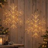Anna's Collection Sneeuwvlok Kerstverlichting - 37 cm - 380 LED - Warm Wit - Binnen & Buiten