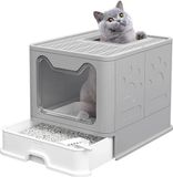 Merkloos Kattenbak Zelfreinigende Kattenbak met Bakplaat