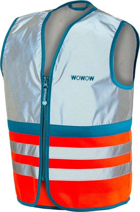 WOWOW Wasabi FR Signaalvest Kinderen Rood Maat M