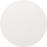 vidaXL Tafelblad rond Ø90x3 cm massief grenenhout wit