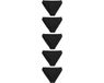 Next - Dames - Set van 5 hoog uitgesneden slips met hoog katoenpercentage - Zwart