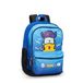 Scomix by Sio Sac à dos pour enfants et adolescents, avec grands compartiments centraux, poche avant, poches latérales en filet, fermeture éclair et bretelles réglables, 32 x 43 x 23 cm, 31 l, bleu, bleu clair