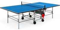SPONETA Tafeltennistafel S3-47e, geschikt voor buiten, inklapbaar, halfzijdig op te stellen, grijs en blauw