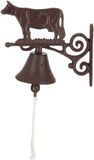 Esschert design Deurbel koe - gietijzer - L20 cm