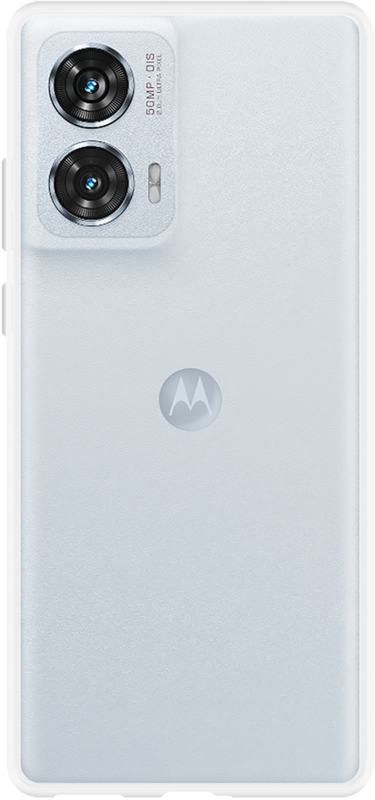 Just in Case Soft Design Motorola Edge 50 Fusion Back Cover Transparent