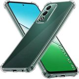 Techsuit Hoesje geschikt voor Oppo A5/A5m - Shockproof Silicone Back Cover - Transparant