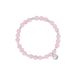 Tamaris armband voor dames, Beads/Rosa-Silber I Wasserfest van roestvrij staal en Größenverstellbar I dames Armschmuck