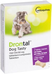 Drontal Dog Tasty - 2 tabletten
