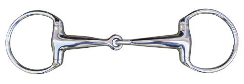 HKM SPORTS EQUIPMENT HKM 9873 Braadpan, gebit eenvoudig gebroken, massief roestvrij staal, 20 mm, 65/145 weite, roestvrij staal