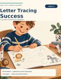 Letter Icecat Letter Tracing Success: A guided handwriting workbook