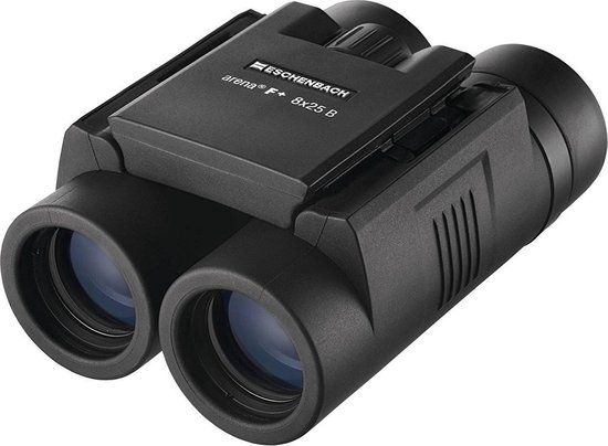 Eschenbach Arena F+ 8x25 Binoculars - 8x Magnification, 25mm Lens, Black