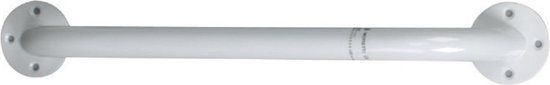 Moretti badgreep - 40 cm - wit - rvs