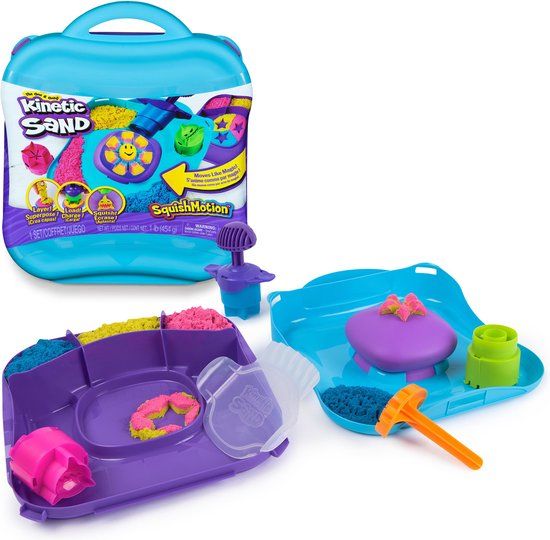 Kinetic Sand Squish Motion Speelset - 453g - Multicolor