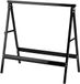 Werkezel Stalen werkstandaard - standaard voor buiten- en binnenwerkzaamheden - werkstandaard voor zware lasten - 76 x 37 x 78 cm, zwart