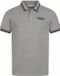 Lonsdale Markham polo homme, Marl Grey/Navy, XXL