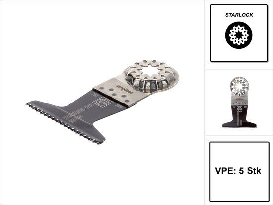 Fein 63502230230 E-Cut Precision Zaagblad (5st) - HCS - 65 X 50mm