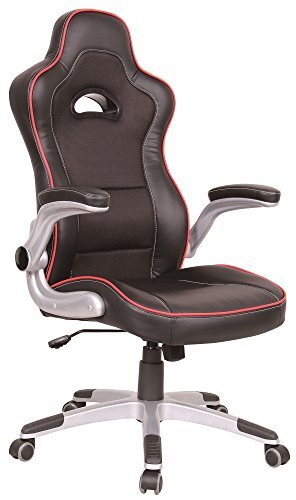 Waytex 78112 Centaure Fauteuil de Bureau à Siège Baquet Noir