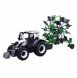 Bburago Valtra N174 tractor met maaier - 27cm