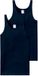 Schiesser 2Pack Onderhemd Heren Onderhemd - Maat XL - Blauw - Katoen