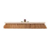 Homéa Essentiel Bezemkop van hout en kokosvezel – bruin – L 60 cm