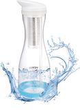 VEVOR Waterfilterkan 6 Kopjes Glazen Waterfilterkan 800L Waterfiltersysteem