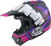 Arai MX-V EVO Battle Paars Crosshelm - Helm